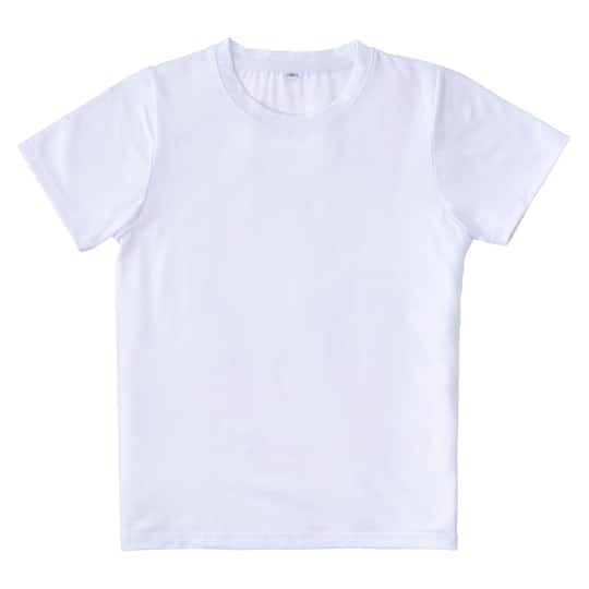 6 Pack: Cricut&#xAE; White Blank Youth Crew Neck T-Shirt